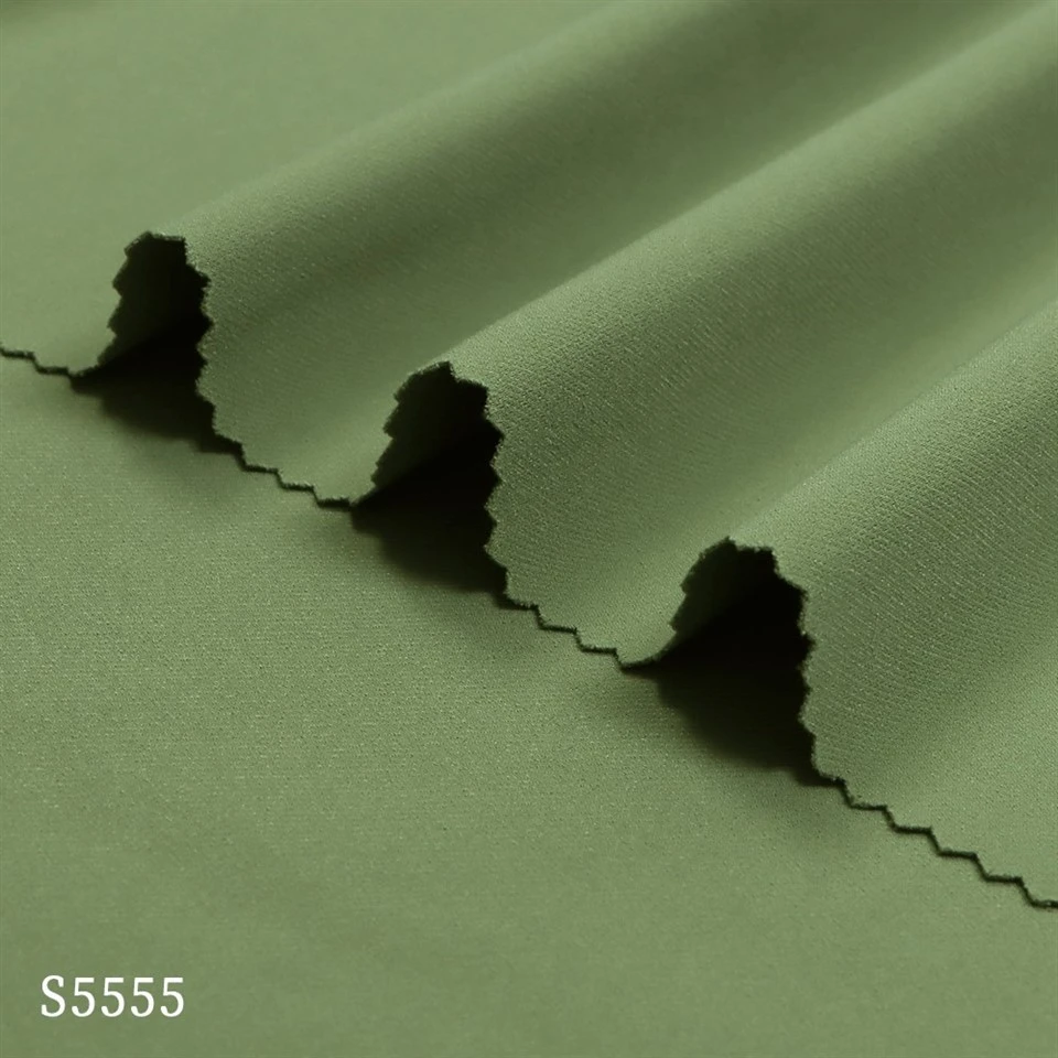 4 Way Stretch Polyester Fabric Broken Twill high quality